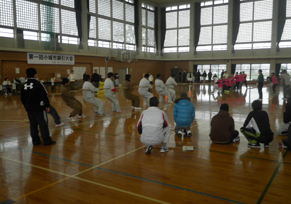 平成24年度1月27日 第一回小城市綱引大会