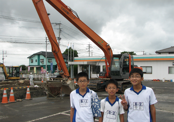 平成24年度7月 牛津小学校職場体験